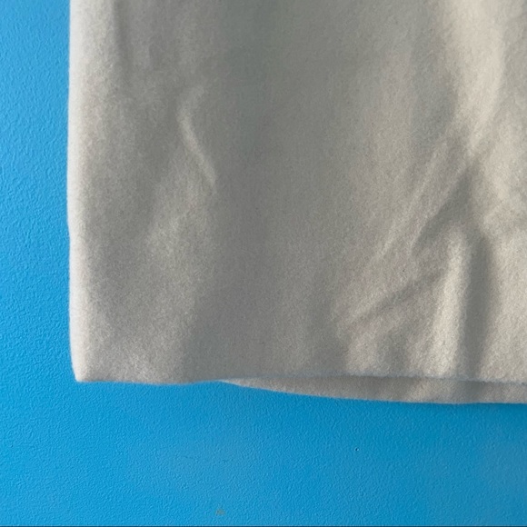 J. Crew Wool Beige Tan Cream Skirt Mini Pencil Winter 0 Trendy - Picture 5 of 11